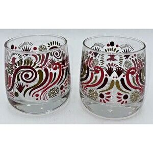 Don Julio Artist Collection Lowball Cocktail Glasses By Claudio Limon Set of 2